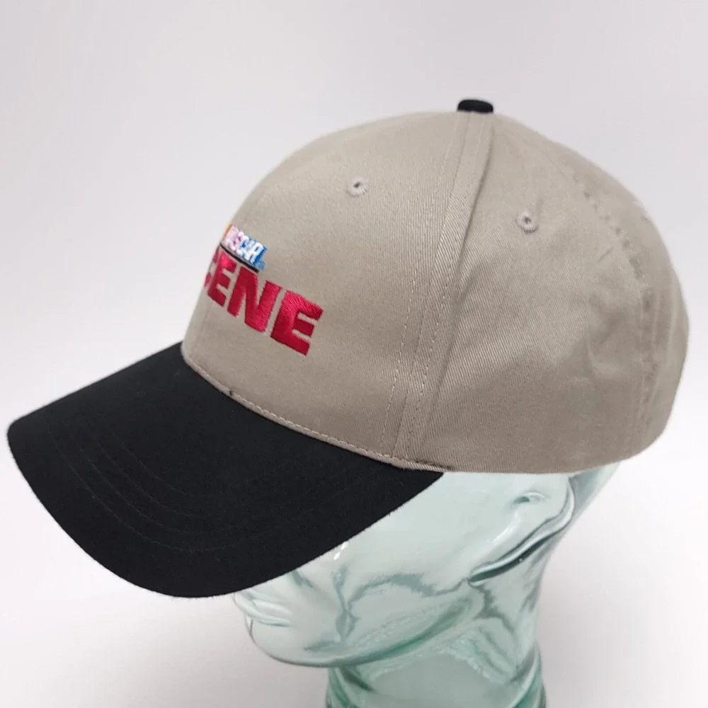 Vintage NASCAR SCENE Cap Baseball Hat Stock Car Racing  Strapback NOS NEW‎